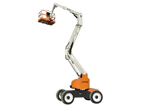 Boom Man Lift, Rough Terrain Articulating 52 Ft. Diesel Powered